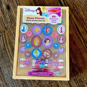Melissa and Doug wooden bead set Disney